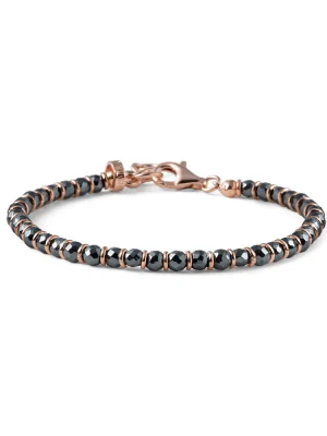 Bracciale Argento  Rosa e Ematite Maria Cristina Sterling