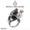 Bottega Boccadamo Anello collezione Inkantesimo argento brunito. Cod. BAN050