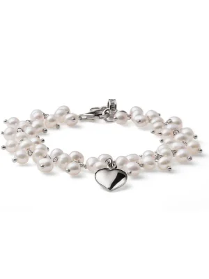 Maria Cristina Sterling, bracciale donna collezione Pearls Argento e Perle barocche bianche. G4133