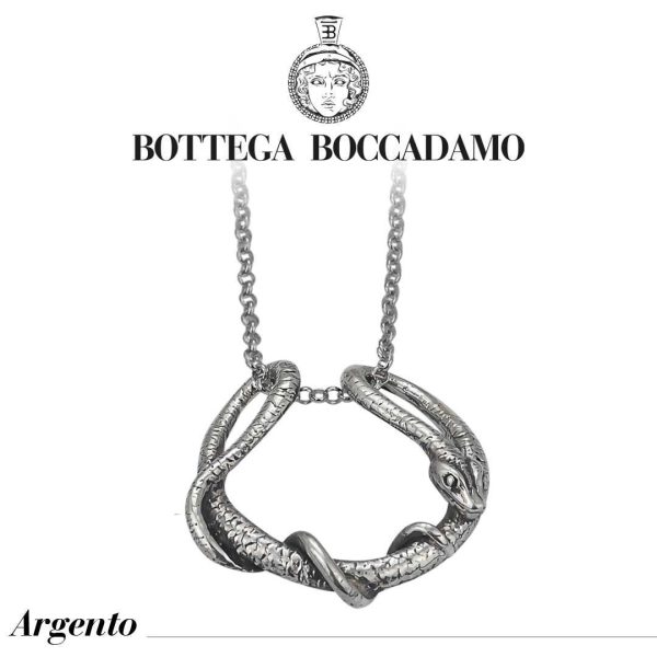 Bottega Boccadamo Collana lunga serpente collezione Snake. Cod. BGR090